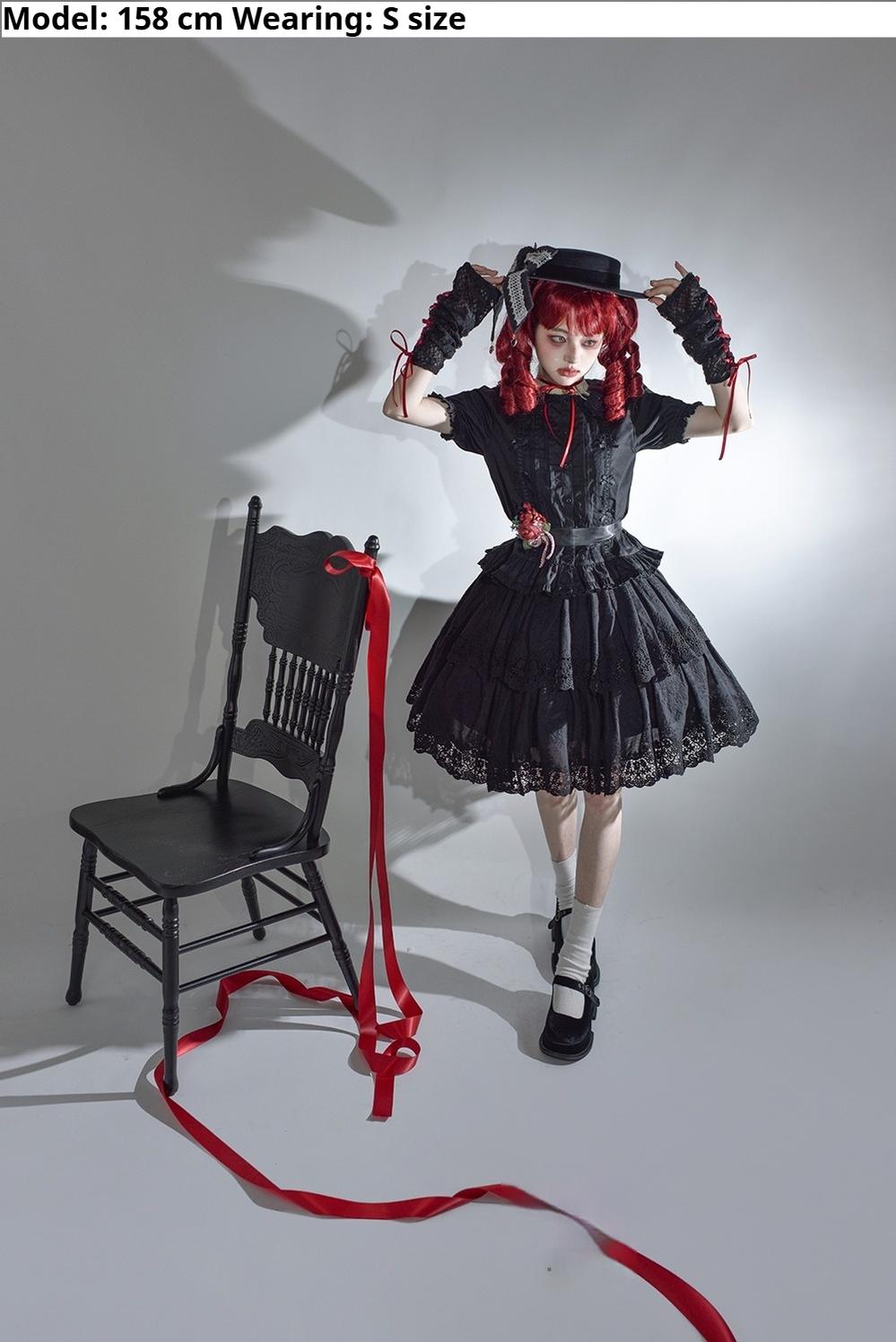 Miss Point - Forest Waltz - Classic Lolita Tiered Skirt Multi-layer Embroidered SK