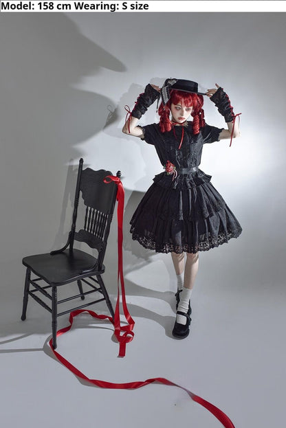 Miss Point - Forest Waltz - Classic Lolita Tiered Skirt Multi-layer Embroidered SK