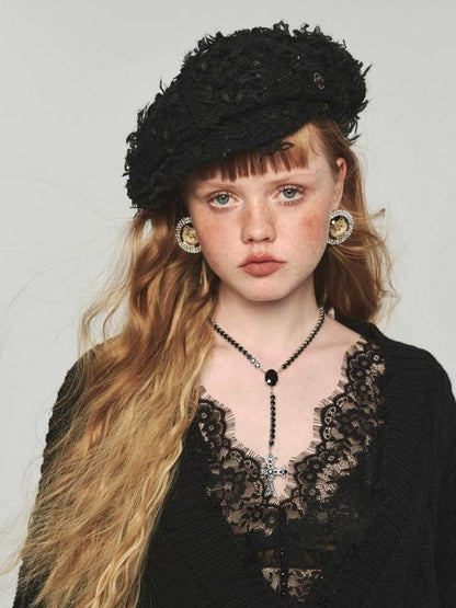 Retro fashion newsboy hat【s0000004127】