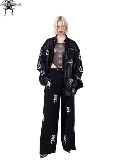 Pocket leather jacket【s0000003704】