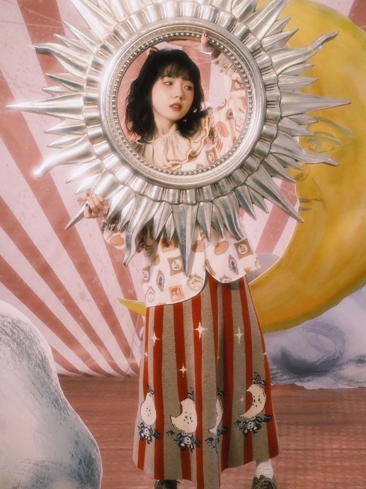 Lace collar shirt【s0000003607】