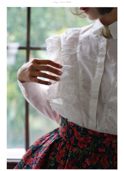 Embroidered vintage blouse