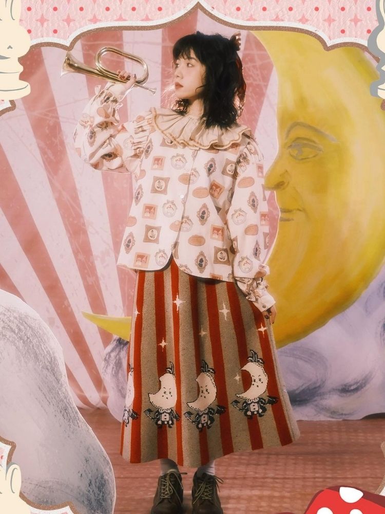 Lace collar shirt【s0000003607】