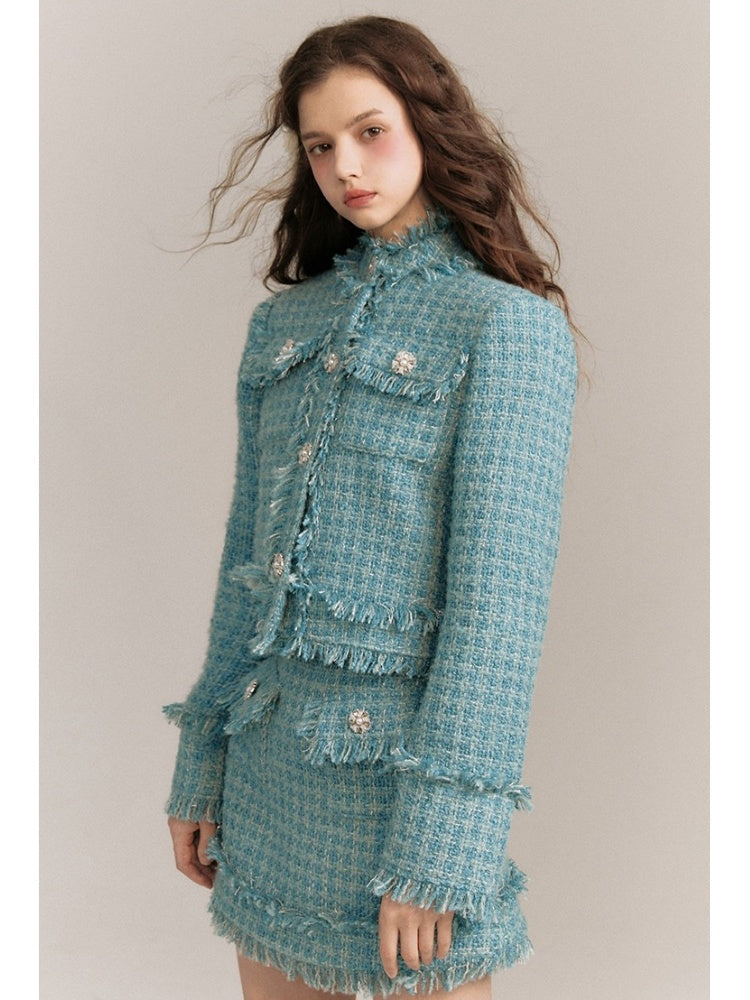 Wool Tweed Jacket & Half Skirt【s0000003856】