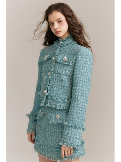 Wool Tweed Jacket & Half Skirt【s0000003856】