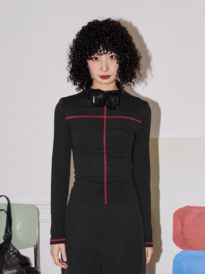 Stitching High Neck Inner T-Shirt【s0000007120】