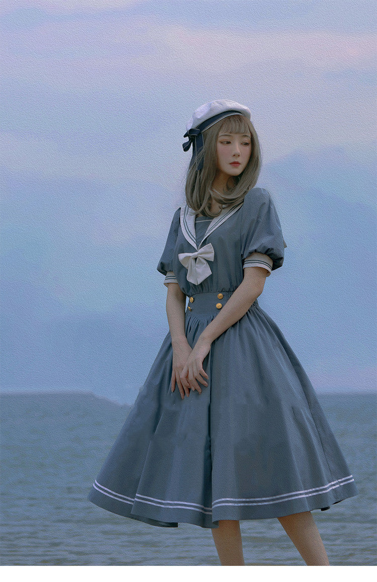 Beleganty - Sea and Wind - Retro Sailor Lolita OP Dress Version 1.0