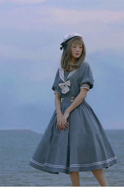 Beleganty - Sea and Wind - Retro Sailor Lolita OP Dress Version 1.0
