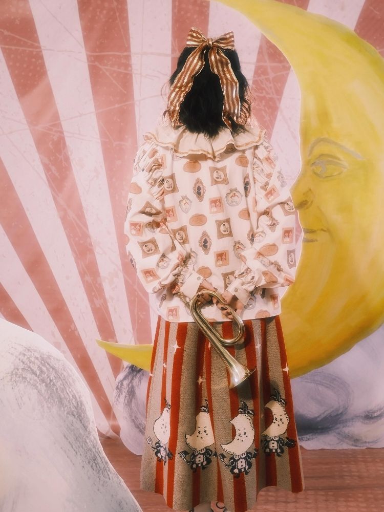 Lace collar shirt【s0000003607】