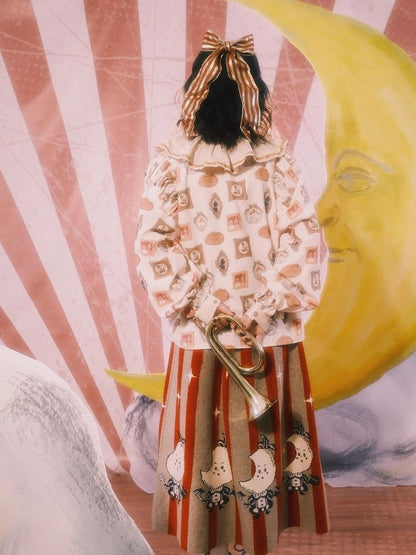 Lace collar shirt【s0000003607】