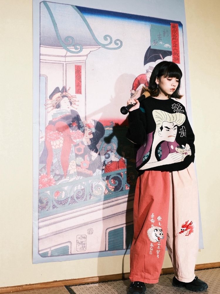 Jacquard Retro Couple Sweater【s0000003619】