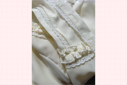 Yilia - Elegant Lamb Sleeve Chiffon Lolita Blouse