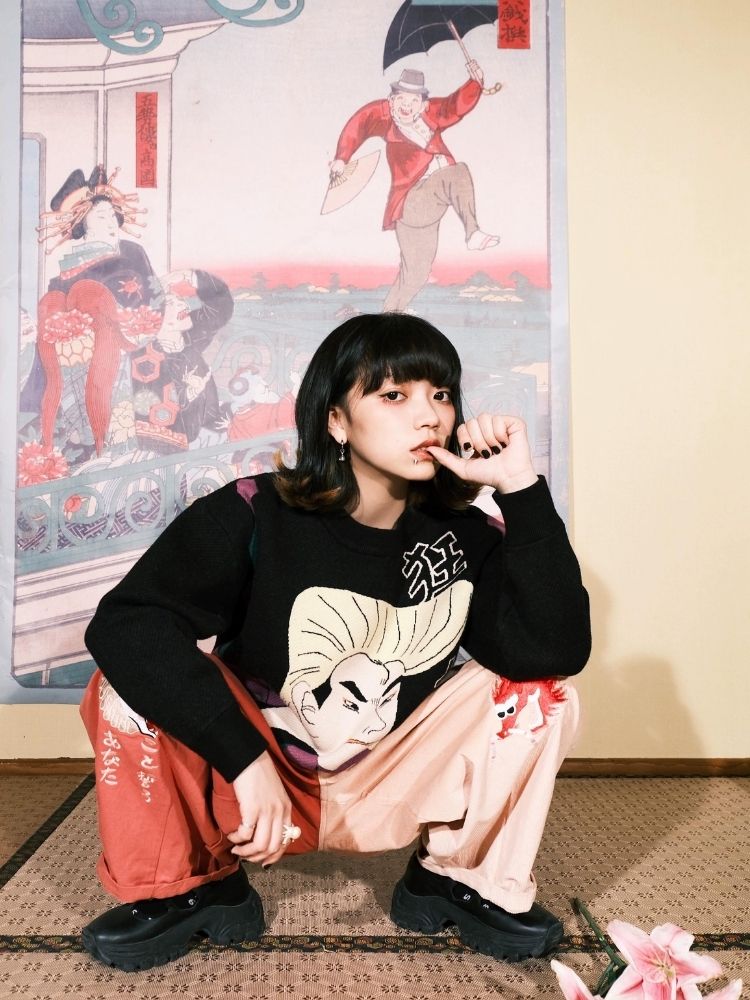 Jacquard Retro Couple Sweater【s0000003619】