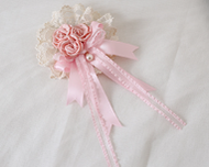 Xiaogui - Mood Limited Pink - Kawaii Lolita Lace Headdress Accessories