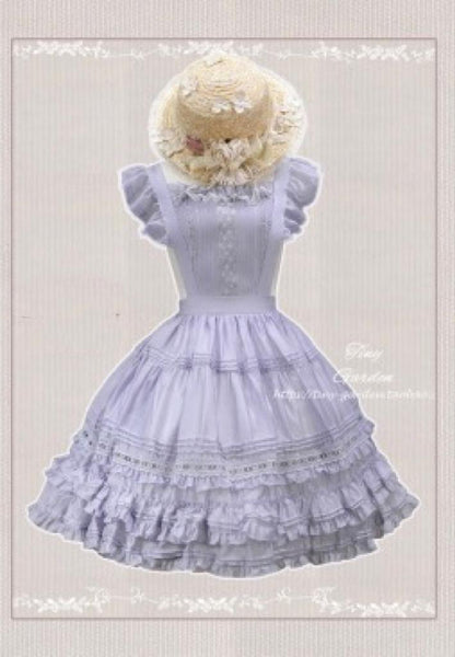 Tiny Garden - Swallowtail Butterfly - Elegant Lolita Salopette Multicolors