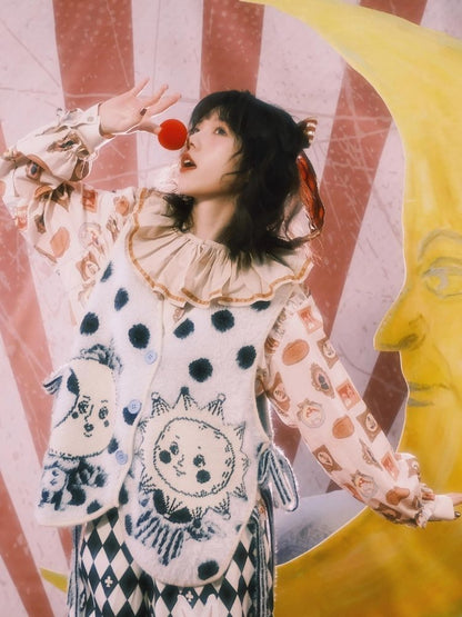 Lace collar shirt【s0000003607】