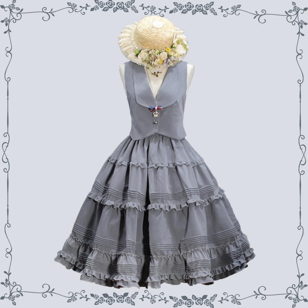 Tiny Garden - Old Love Songs - Lolita Elegant Vintage SK and Waistcoat