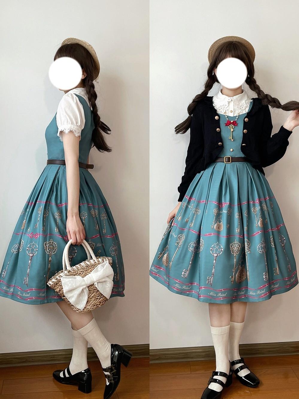 Miss Point - Antique Key - Elegant Lolita JSK Retro Lolita Dress