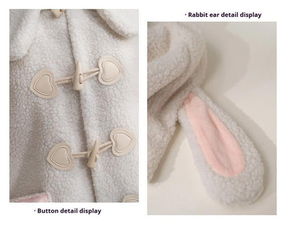 Forest Fluorescent Carps - Sweet Lolita Winter Coat Unicorn and Rabbit Ear Coat