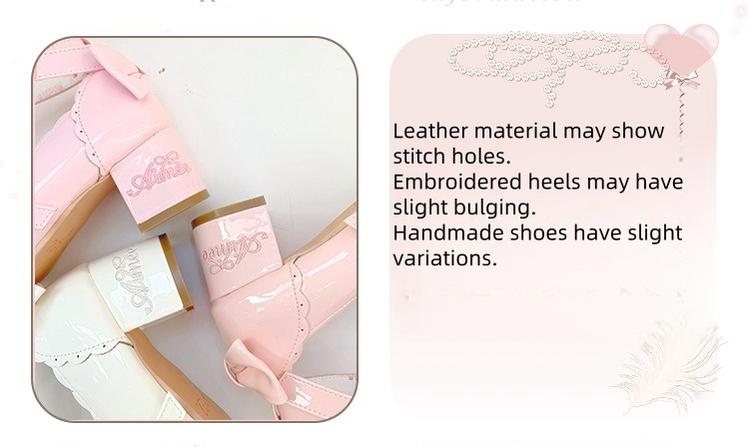 Aimee - Sakura - Sweet Lolita Heels Cute Mid-heel Mary Jane Shoes