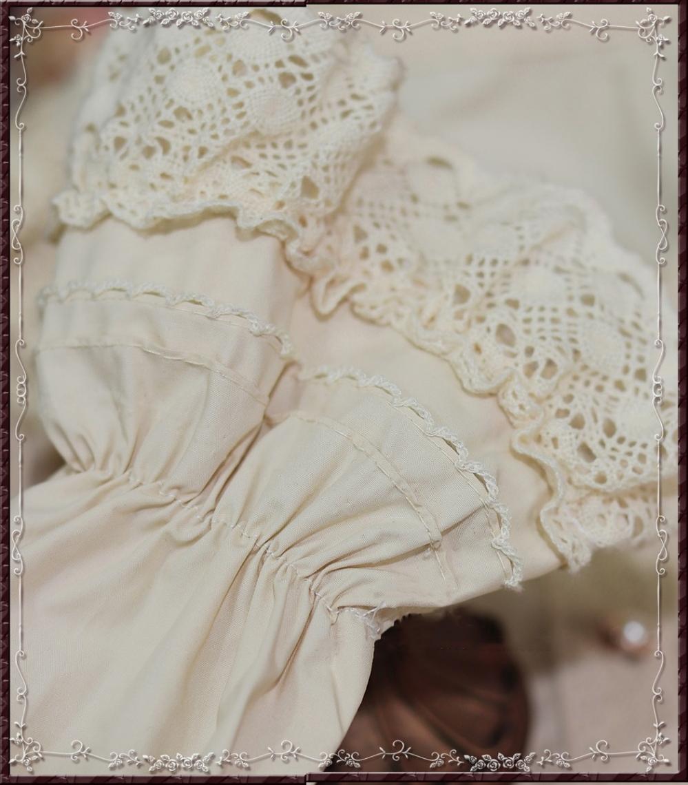 Tiny Garden - Cotton Retro Lace Lolita Blouse