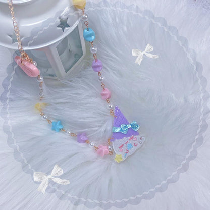 Halloween Alice - Halloween Ice Cream Sweet Short Necklace