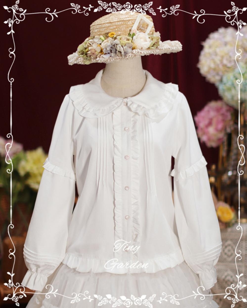 Tiny garden - Cute Lolita Blouse Long Sleeve Lolita Shirt
