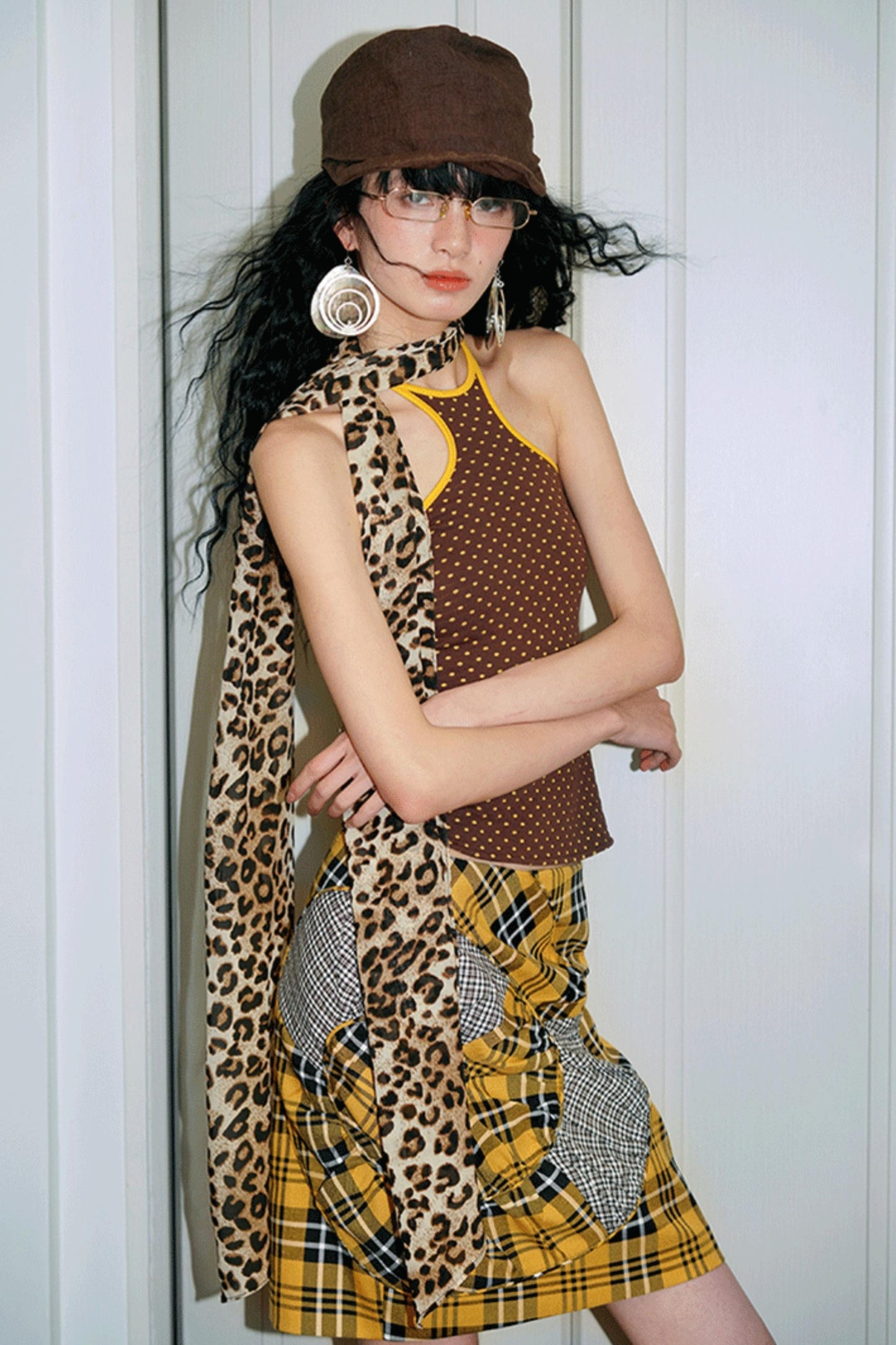 Vintage Dual-Sided Color Knit Tank Top