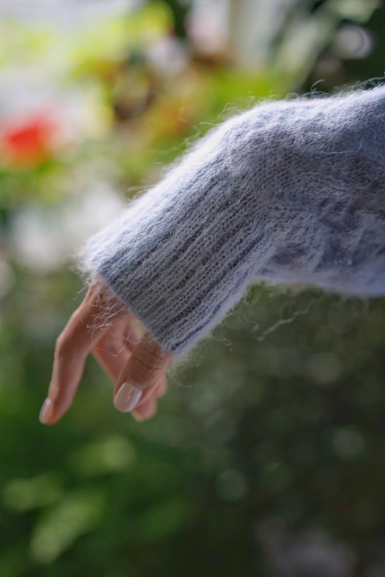 Mohair cardigan for ladies