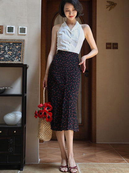 Countess Floral Vintage Skirt