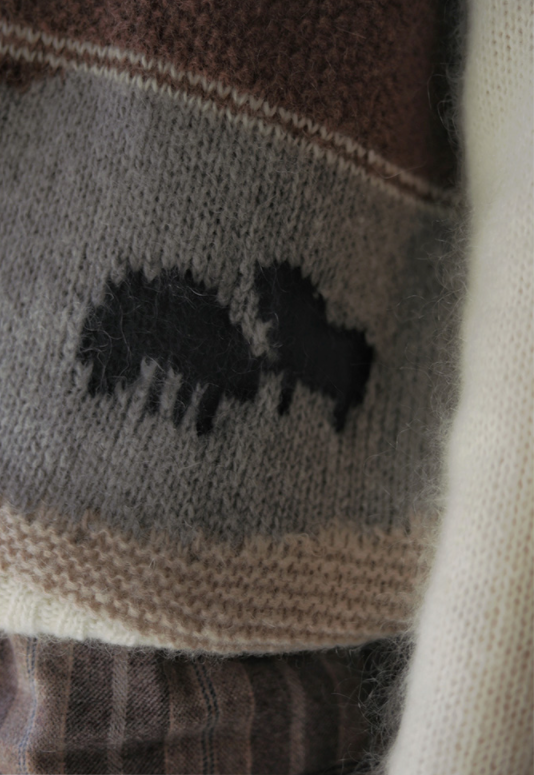 Mountain Meadows and Lambs Mohair Sweater