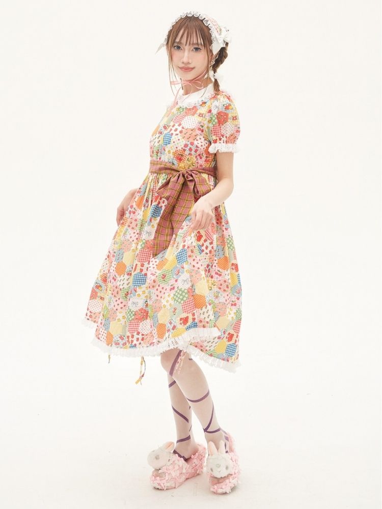 Fancy frill tulle dress【s0000001885】