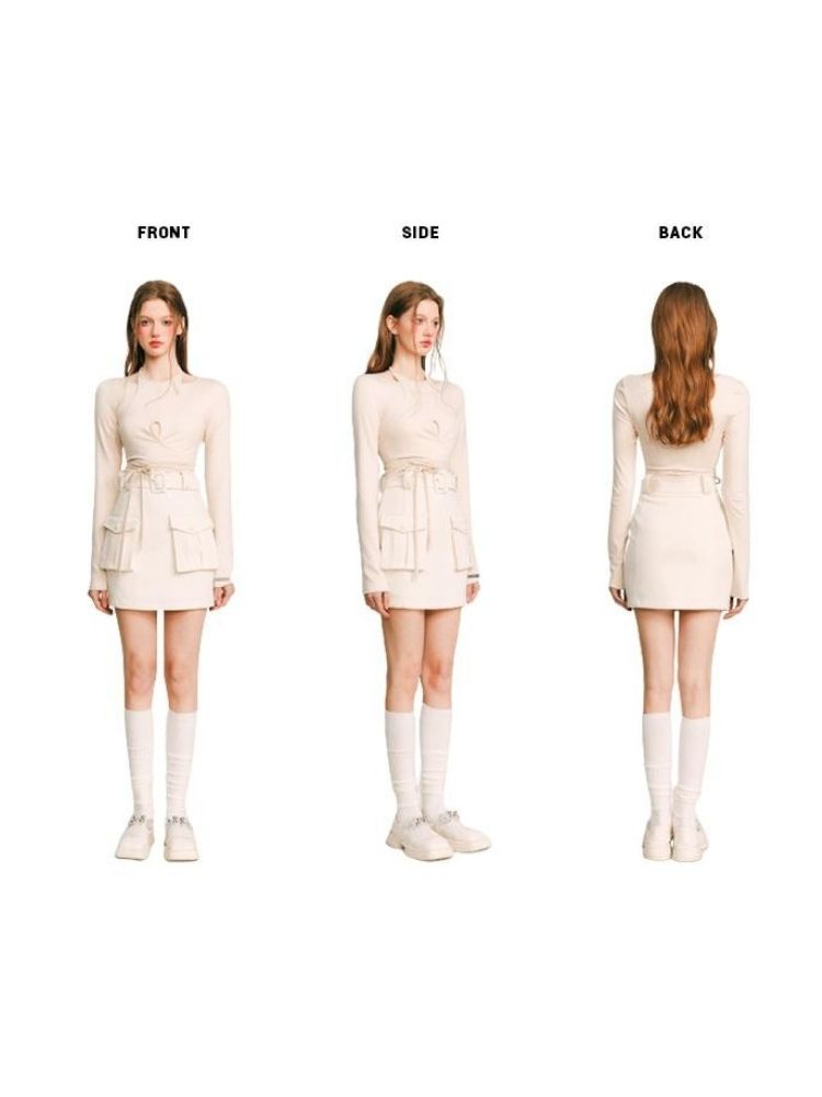 Fake two-piece knitted sweater【s0000003235】