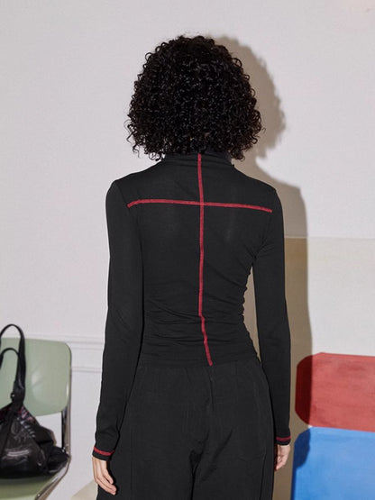 Stitching High Neck Inner T-Shirt【s0000007120】