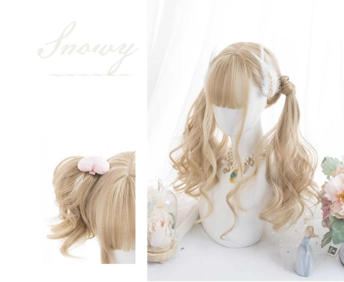 Alicegarden - Kawaii Casual Lolita Blonde Curly Wig