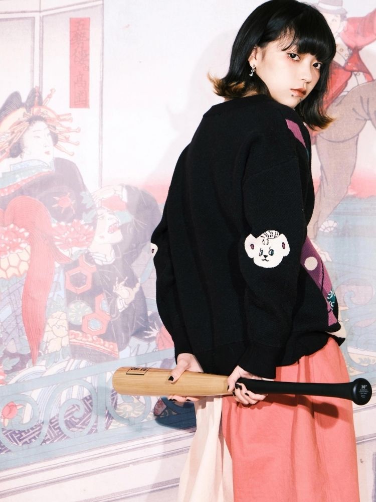 Jacquard Retro Couple Sweater【s0000003619】