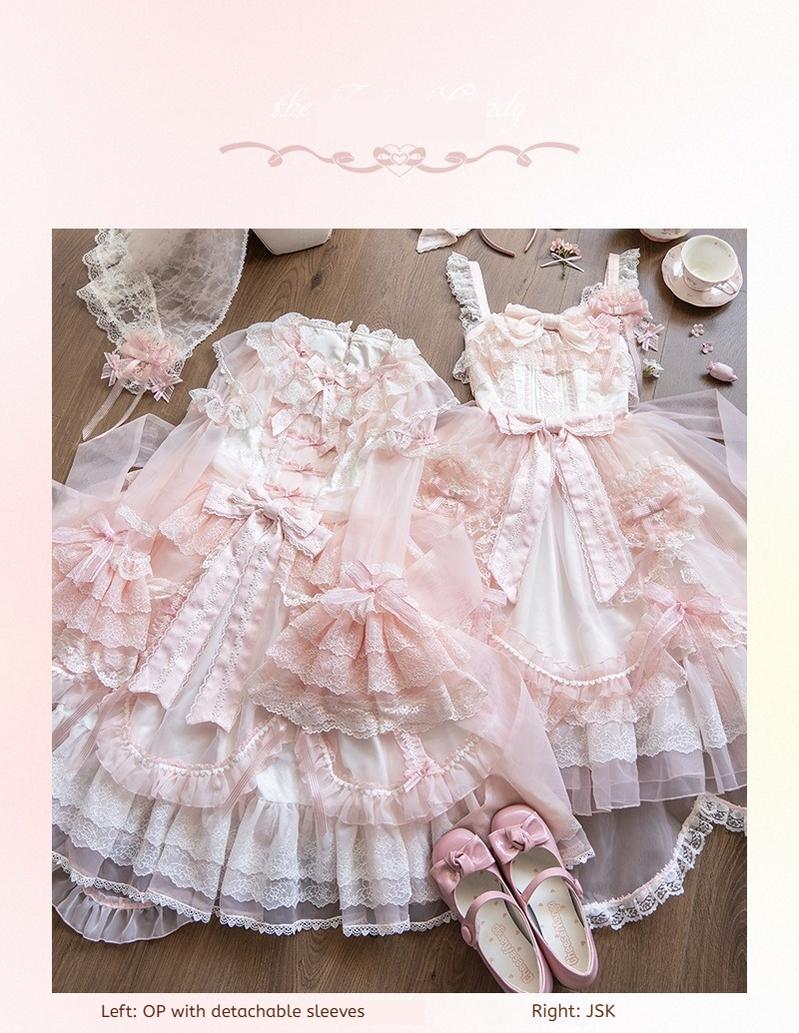 Mewroco - Candy Flavor - Gorgeous Sweet Lolita Dress, Lace & Petal Hem