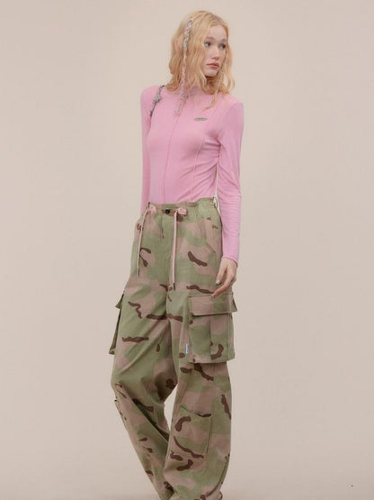 Wide leg straight pants【s0000003780】