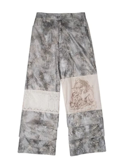 Tie-Dye Printed Casual Pants【s0000005064】