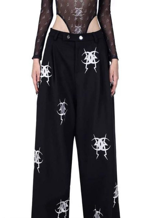 Embroidery casual pants【s0000003706】