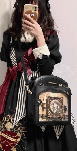 Morning Glory - Kawaii Lolita Checkered Itabag Multicolors