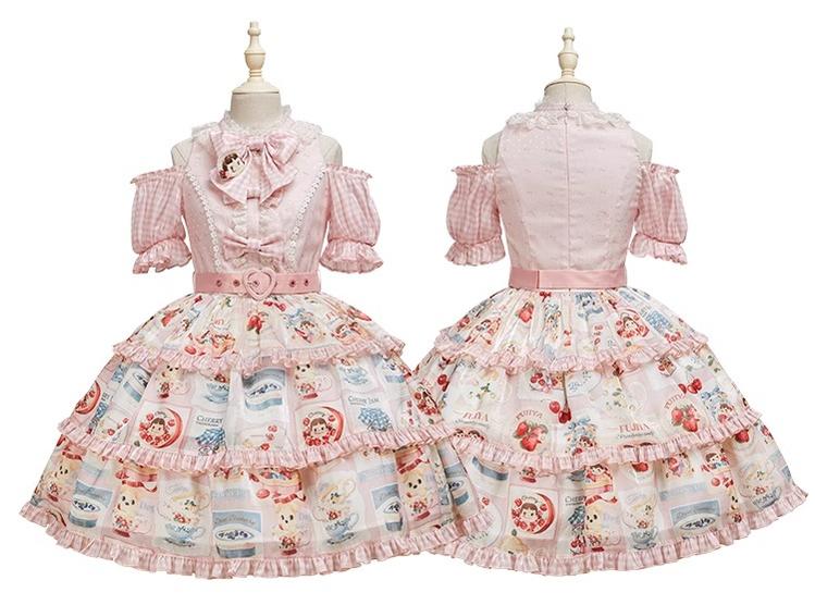 Summer Fairy - IP Collab Kawaii Lolita Dresses OP Home Wear Salopette Cardigan SK