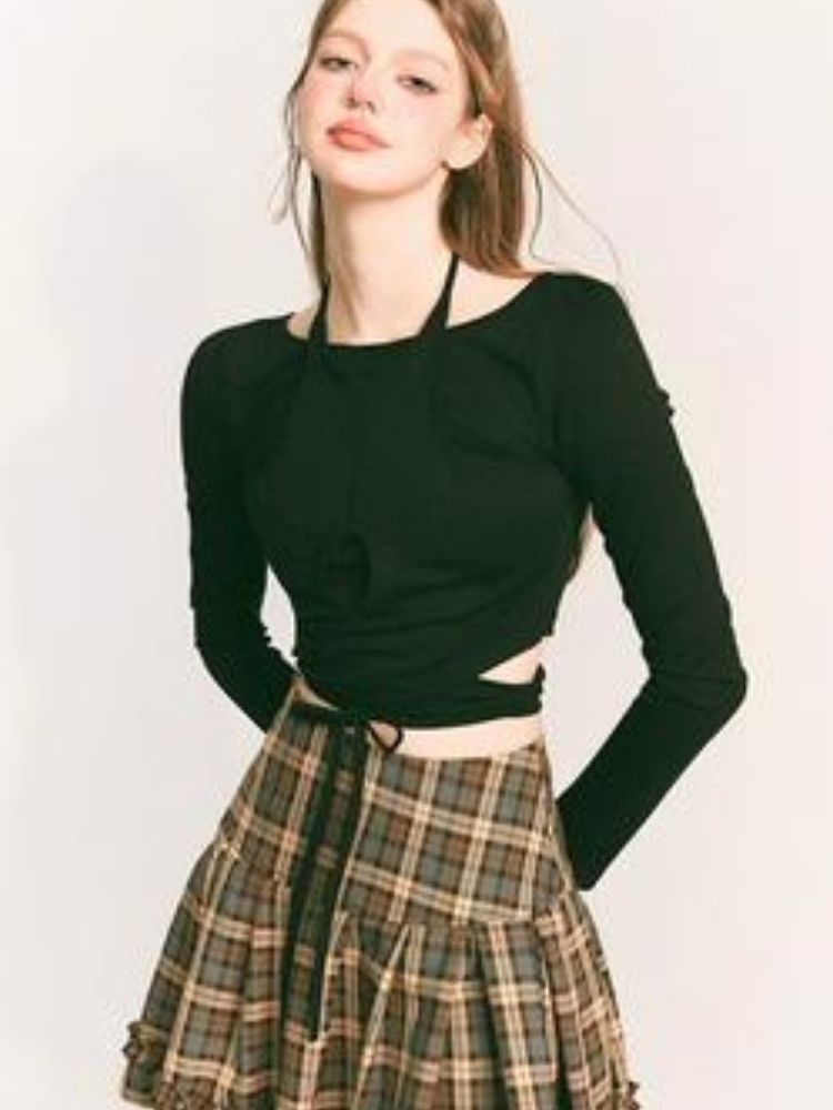 Fake two-piece knitted sweater【s0000003235】