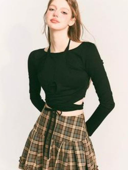 Fake two-piece knitted sweater【s0000003235】