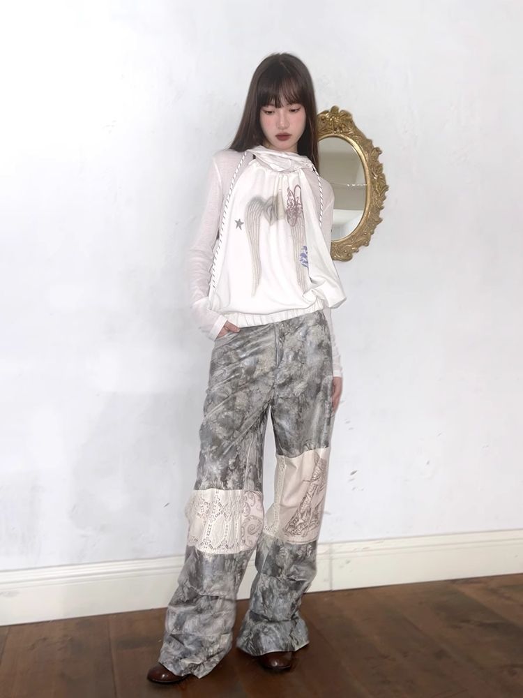 Tie-Dye Printed Casual Pants【s0000005064】