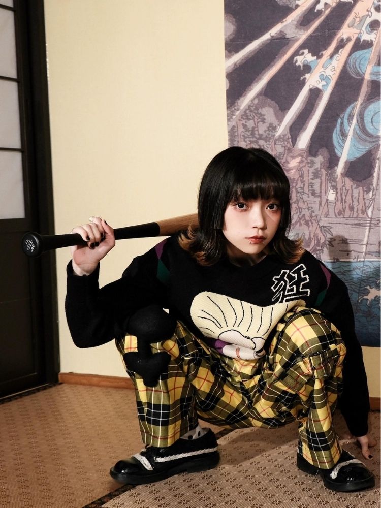 Jacquard Retro Couple Sweater【s0000003619】