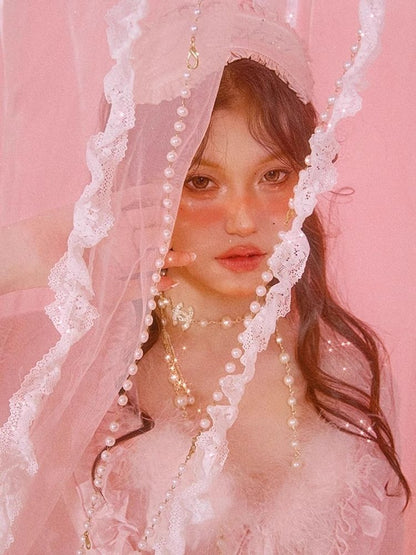 Sexy Pajamas Pink Halter Dress Robe Set【s0000006583】