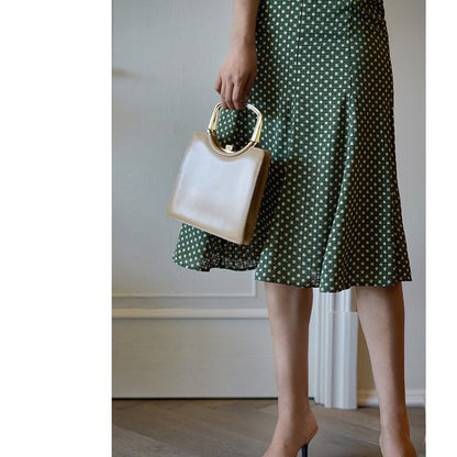 Italian lady's polka dot dress