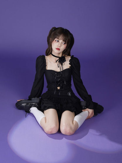 Dark Romantic Rose Chocker【s0000002042】