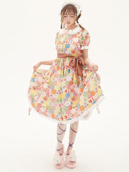 Fancy frill tulle dress【s0000001885】